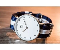 Laikrodis DANIEL WELLINGTON Glasgow Sidabrinis Ladies' Watch DW00100082 + BOX