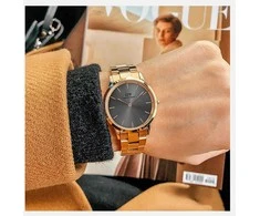 DANIEL WELLINGTON Iconic Link pilkas vyriškas laikrodis DW00100332 (zw003a)