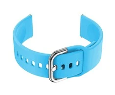 Pacific Dirželis gumowy do smartwatch U01 - mėlyna/sidabrinė - 20mm