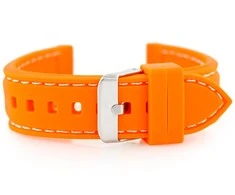 Pacific Guminė laikrodžio apyrankė U20 - oranžinė 18mm