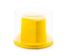 Inny Dovanų laikrodžio dėžutė - plastikinė geltona