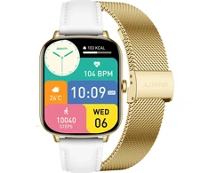 Išmanusis laikrodis DAMSKI GRAVITY GT30-2 - ROZMOWY BLUETOOTH, DODATKOWY PASEK (sg058b)