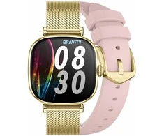 Išmanusis laikrodis DAMSKI GRAVITY GT32-1 - ROZMOWY BLUETOOTH, DODATKOWY PASEK (sg047a)