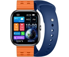 Išmanusis laikrodis MĘSKI GRAVITY GT29-2 - ROZMOWY BLUETOOTH, DODATKOWY PASEK (sg057b)