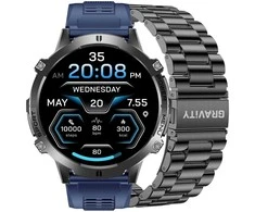 Išmanusis laikrodis MĘSKI GRAVITY GT42-2 - AMOLED, DODATKOWA BRANSOLETA (sg056b)