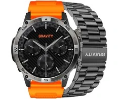Išmanusis laikrodis MĘSKI GRAVITY GT46-4 - AMOLED, DODATKOWA BRANSOLETA (sg055d)