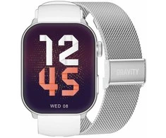 Išmanusis laikrodis UNISEX GRAVITY GT28-10 - BLUETOOTH POKALBIAI, PAPILDOMAS DIRŽELIS (sg037j)