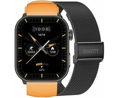 Išmanusis laikrodis UNISEX GRAVITY GT28-2 - ROZMOWY BLUETOOTH, DODATKOWY PASEK (sg037b)