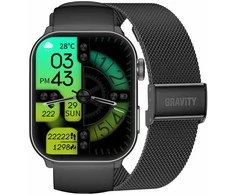 Išmanusis laikrodis UNISEX GRAVITY GT28-1 - ROZMOWY BLUETOOTH, DODATKOWY PASEK (sg037a)