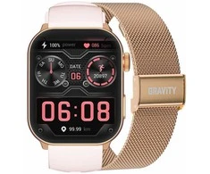 Išmanusis laikrodis UNISEX GRAVITY GT28-6 - ROZMOWY BLUETOOTH, DODATKOWY PASEK (sg037f)