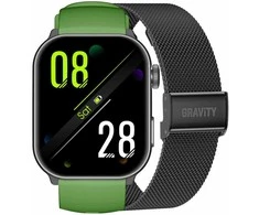 Išmanusis laikrodis UNISEX GRAVITY GT28-4 - ROZMOWY BLUETOOTH, DODATKOWY PASEK (sg037d)