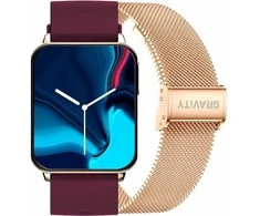 Išmanusis laikrodis UNISEX GRAVITY GT17-6 - AMOLED, DODATKOWY PASEK (sg038f)