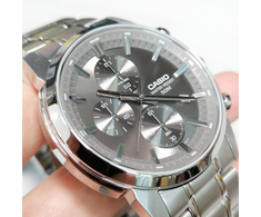 Casio MTP-E510D-8A vyriškas laikrodis + dėžutė