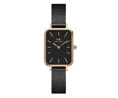 Daniel Wellington Moteriškas Laikrodis DW00100433 - Quadro Juodas/Rozinis Aukso