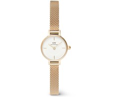 Moteriškas laikrodis DANIEL WELLINGTON Petite Mini Gold Stainless Steel 19mm DW00100745 + BOX (zw523b)
