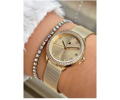 TOMMY HILFIGER 1782699 Demi moteriškas laikrodis (zf609a) + DĖŽUTĖ