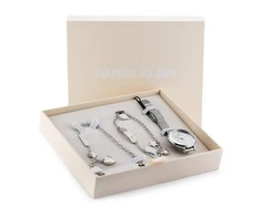 Laikrodis moterims DANIEL KLEIN DK13022-1 komplet prezentowy (zl515a)