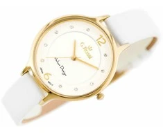 Laikrodis WOMEN'S WATCH G. ROSSI - 10411A-3C2 ON PASK (zg714b) + BOX