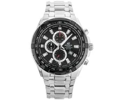 CASIO EDIFICE vyriškas laikrodis EFR-539D-1A - 10ATM (zd114a) + dėžutė