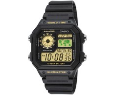 CASIO Sports vyriškas LAIKRODIS AE-1200WH-1B + BOX (zd146c)
