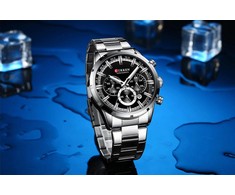 Laikrodis VYRIŠKŲ LAIKRODŽIŲ CURREN 8355 CHRONOGRAPH (zc028c) + BOX