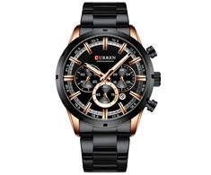 Laikrodis VYRIŠKŲ LAIKRODŽIŲ CURREN 8355 CHRONOGRAPH (zc028d) + BOX