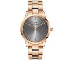 DANIEL WELLINGTON Iconic Link pilkas vyriškas laikrodis DW00100332 (zw003a)