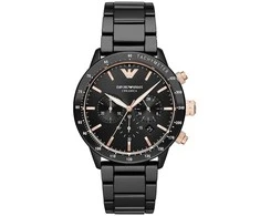 Laikrodis EMPORIO ARMANI MEN'S WATCH AR70002 - MARIO - CERAMIC (zi022a)