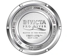 VYRIŠKAS LAIKRODIS „INVICTA PRO DIVER“ 26975 – ATSPARUMAS VANDENIUI 200 m, 40 mm korpusas