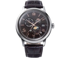 Orient Classic Sun &amp; Moon vyriškas laikrodis RA-AK0804Y30B + BOX