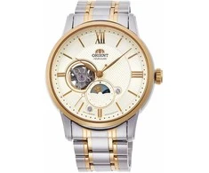 Vyriškas laikrodis Orient Classic Sun &amp; Moon RA-AS0007S10B + BOX