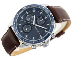 TOMMY HILFIGER VYRIŠKAS LAIKRODIS 1791837 PARKER (zf041a) + DĖŽUTĖ