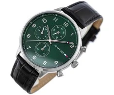 Laikrodis TOMMY HILFIGER LEONARD MEN'S WATCH 1791985 (zf089c) + BOX