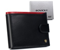 Rovicky Portfel Męski N992L-RVT Juodas+Raudona