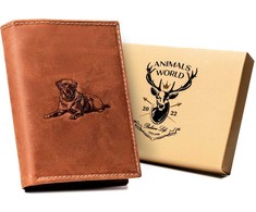 Always Wild Leather vyriška piniginė N4-CHM-DOG-1 Juodas