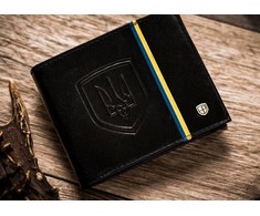 Vyriška odinė piniginė horizontaliai su RFID sistema Petersonas
