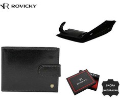 Skórzany portfel męski su systemem RFID od Rovicky
