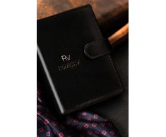 Duży Skórzany portfel męski system RFID Rovicky
