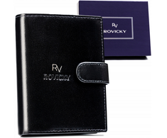 Odinė piniginė RFID ROVICKY RV-7680277-L-BCA