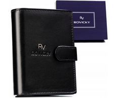 Odinė piniginė RFID ROVICKY RV-7680278-IL-L-BCA-
