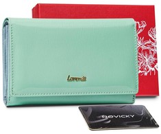 Moteriška Lorenti piniginė 76112-SH-RFID-1456 Mėtų