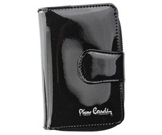 Pierre Cardin Lakuota, vertikali moteriška piniginė iš natūralios odos. Pierre'as Cardinas