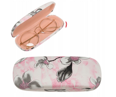Eleganckie etui na okulary w kwiatowy wzór - 4U Cavaldi