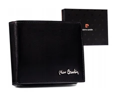 Natūralios odos vyriška piniginė Pierre Cardin TILAK51 8806, juoda