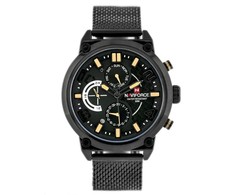 VYRIŠKAS LAIKRODIS NAVIFORCE HUSLER 2 (zn028c) - juodas/yellow