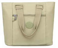 Nylonowy, pojemny shopper damski - Peterson