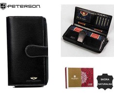 Peterson Portfel skórzany PTN 2519-BO Juodas
