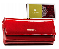 Odinė piniginė RFID PETERSON PTN 421028-SH