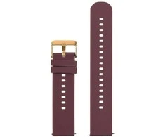 Pacific U27 guminis laikrodžio dirželis - violetinė/rožinis auksas - 22mm
