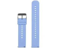 Pacific U27 rubber watch strap - light violetinė/sidabrinis - 18mm